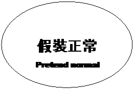 Oval: ���˥��`
Pretend normal